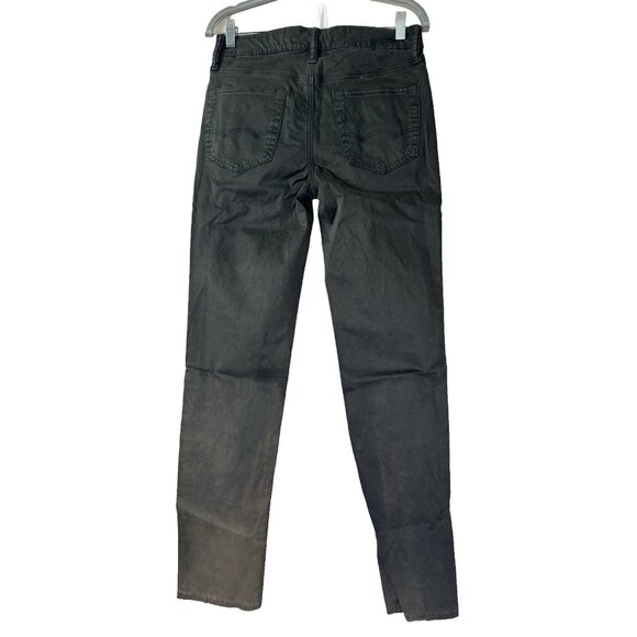 AE Mens 29x34 Charcoal Flex Slim Straight Pant Utility Workwear Grunge Goth Flaw - Picture 3 of 13